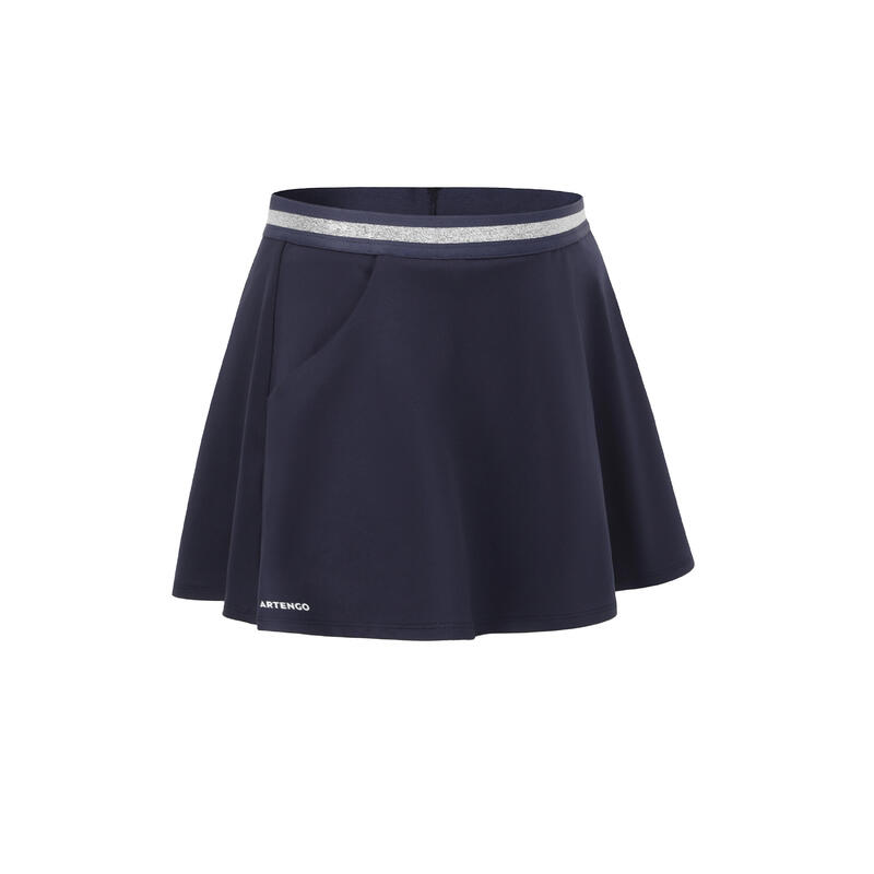 Jupe de tennis fille - dry - marine