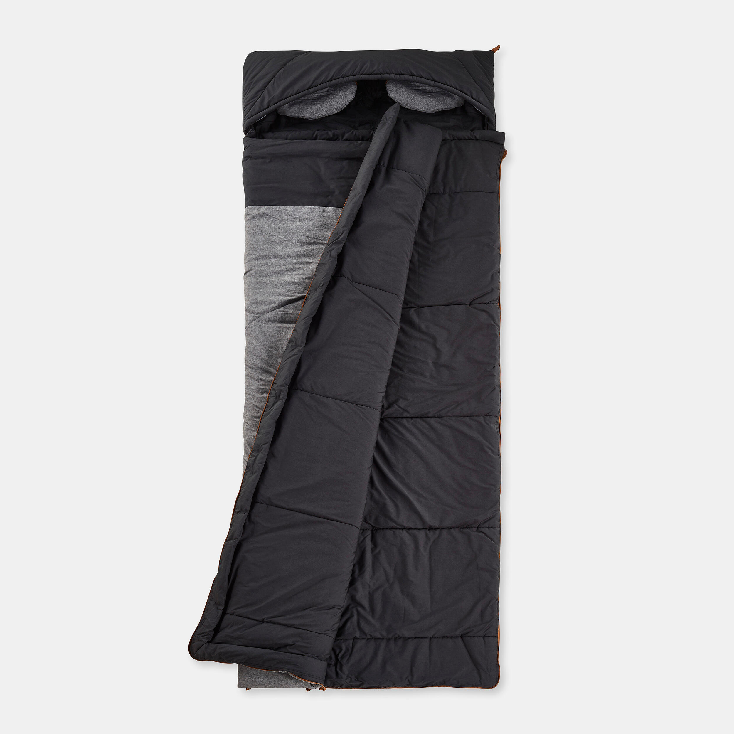 Saco-cama de algodão para o campismo - arpenaz 0° algodão verde