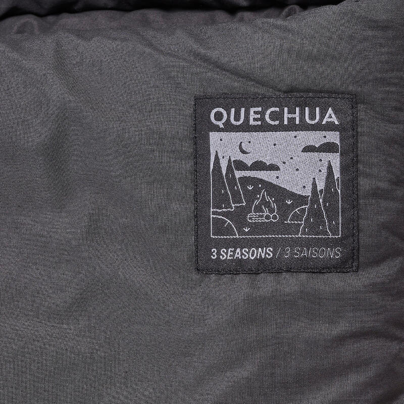 Sac de dormit de camping 0° bumbac, Arpenaz
