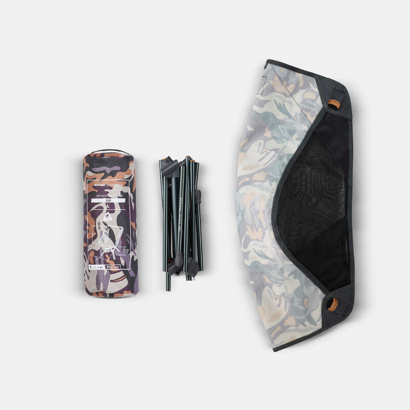 CHAISE BASSE 500 M - PLIANTE & COMPACTE - DE CAMPING CAMO
