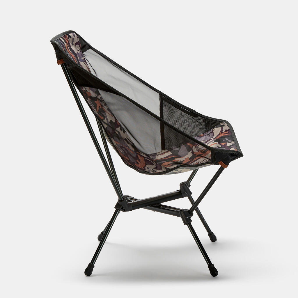 CHAISE BASSE DE CAMPING 500 M - PLIANTE ET COMPACTE