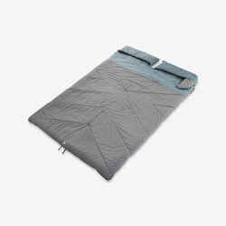 CAMPING SLEEPING BAG - ARPENAZ 0° COTTON DOUBLE - 2 PERSON