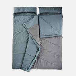 CAMPING SLEEPING BAG - ARPENAZ 0° COTTON DOUBLE - 2 PERSON