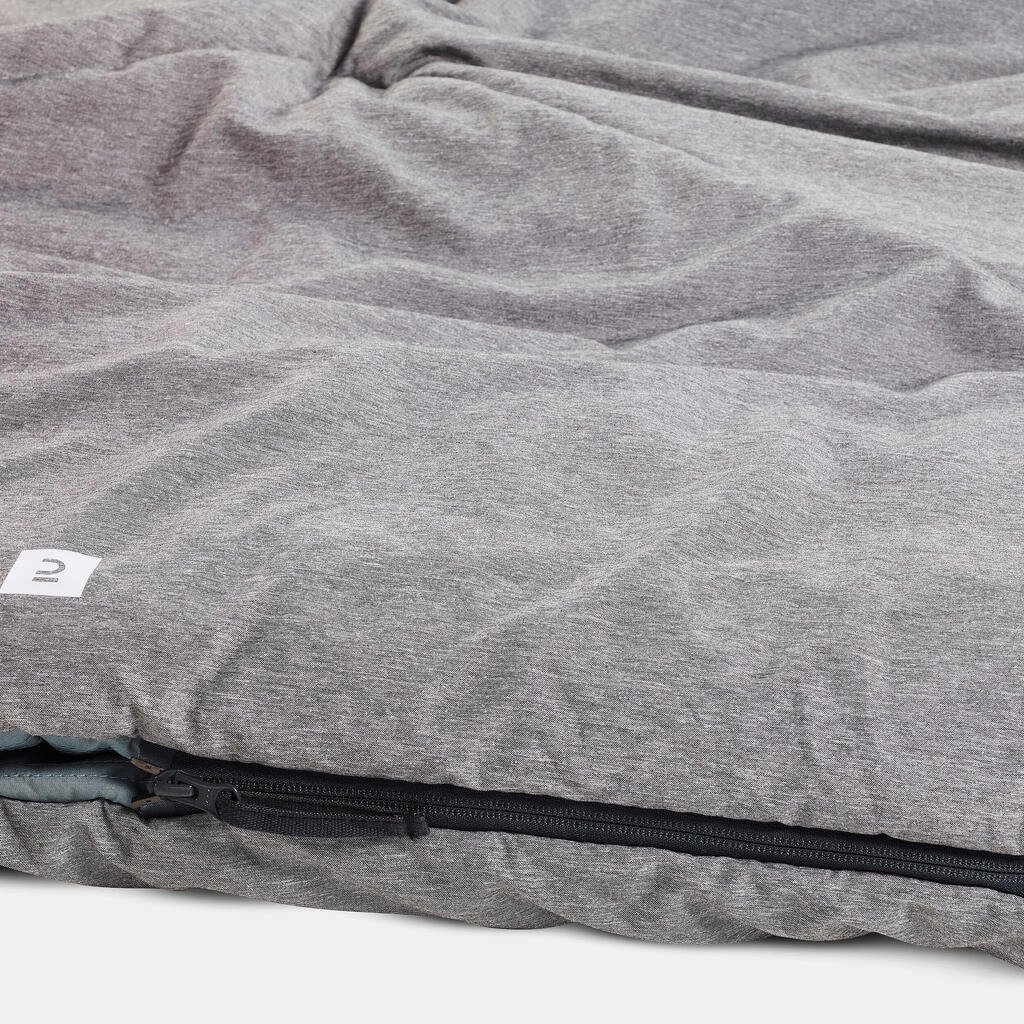 Schlafsack Doppel-Schlafsack Camping Baumwolle - Ultim Comfort 0 °C 2 Personen