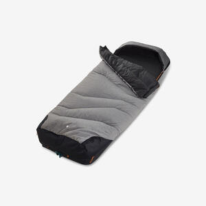 Saco de dormir con colchón para camping 2en1 de algodón Quechua 5 °C