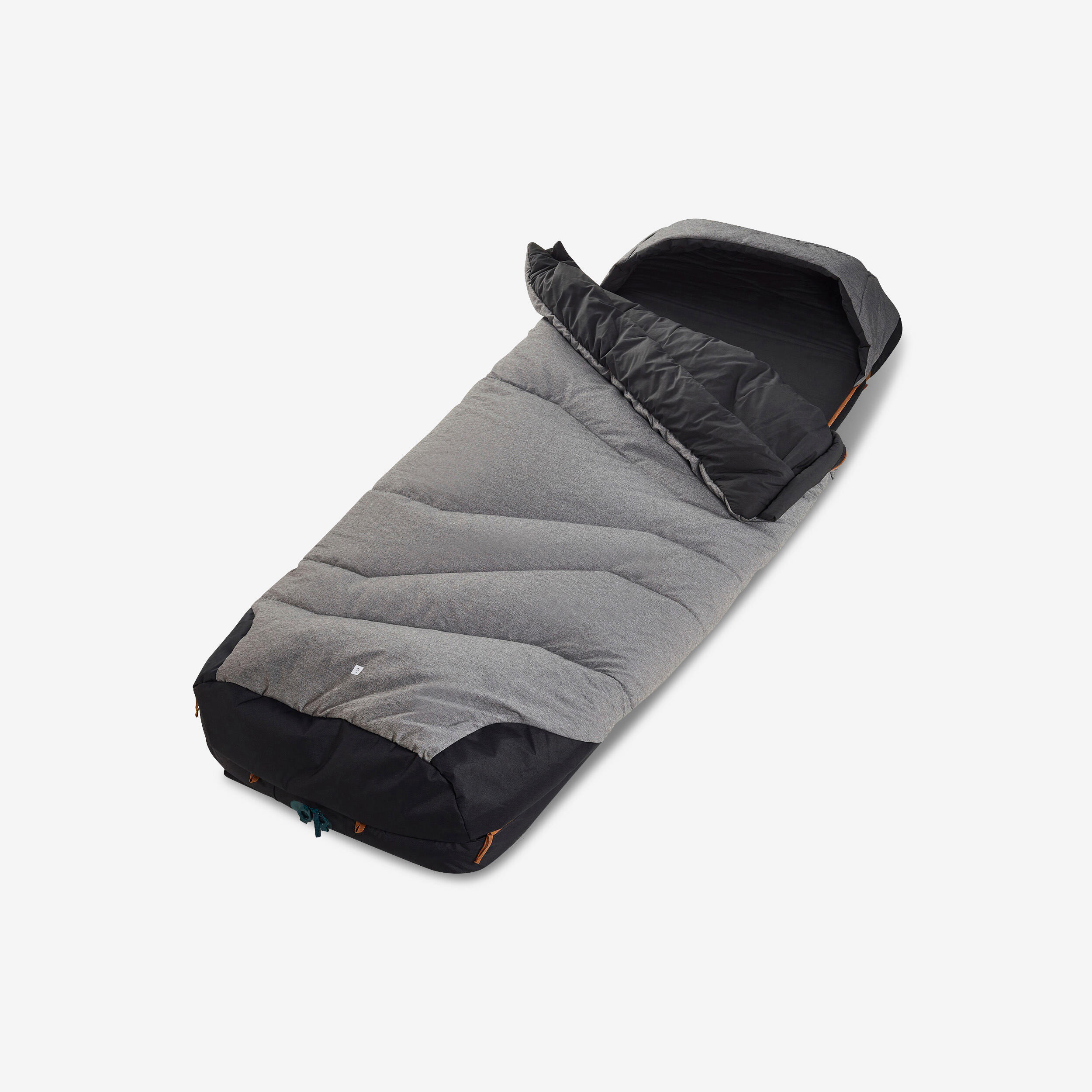 2-IN-1 COTTON SLEEPING BAG FOR CAMPING - PERFECT SLEEP 5°C COTTON 1/11