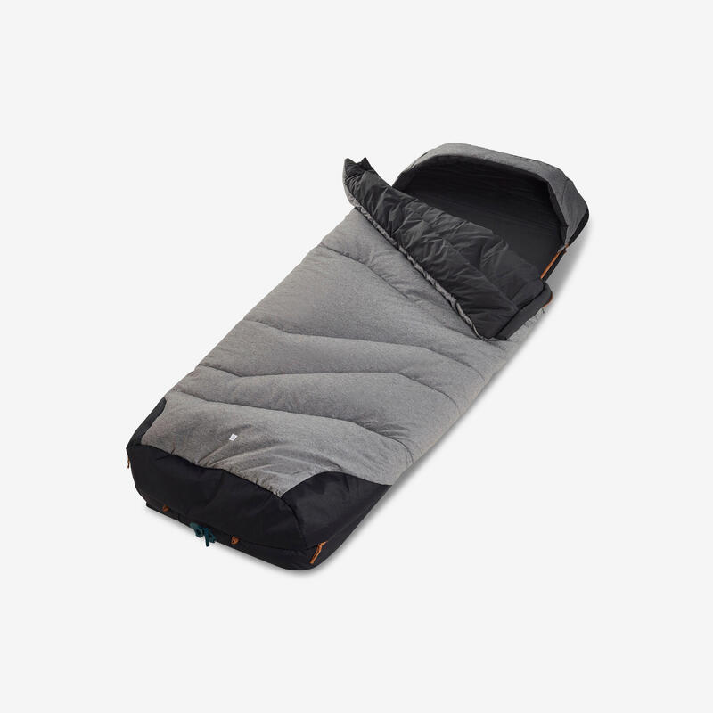 Sac de dormit de camping 5°C bumbac, 2 în 1, Perfect Sleep