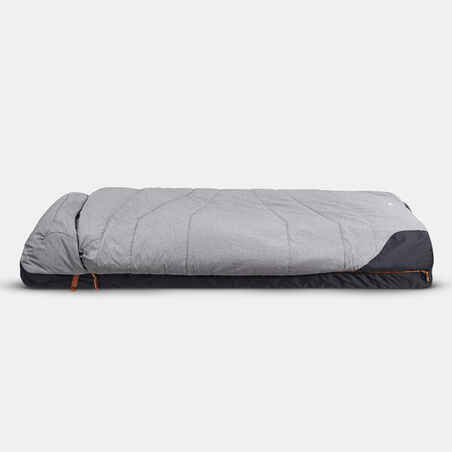 Medvilninis miegmaišis su kilimėliu „Perfect Sleep 0°C Cotton“, juodas