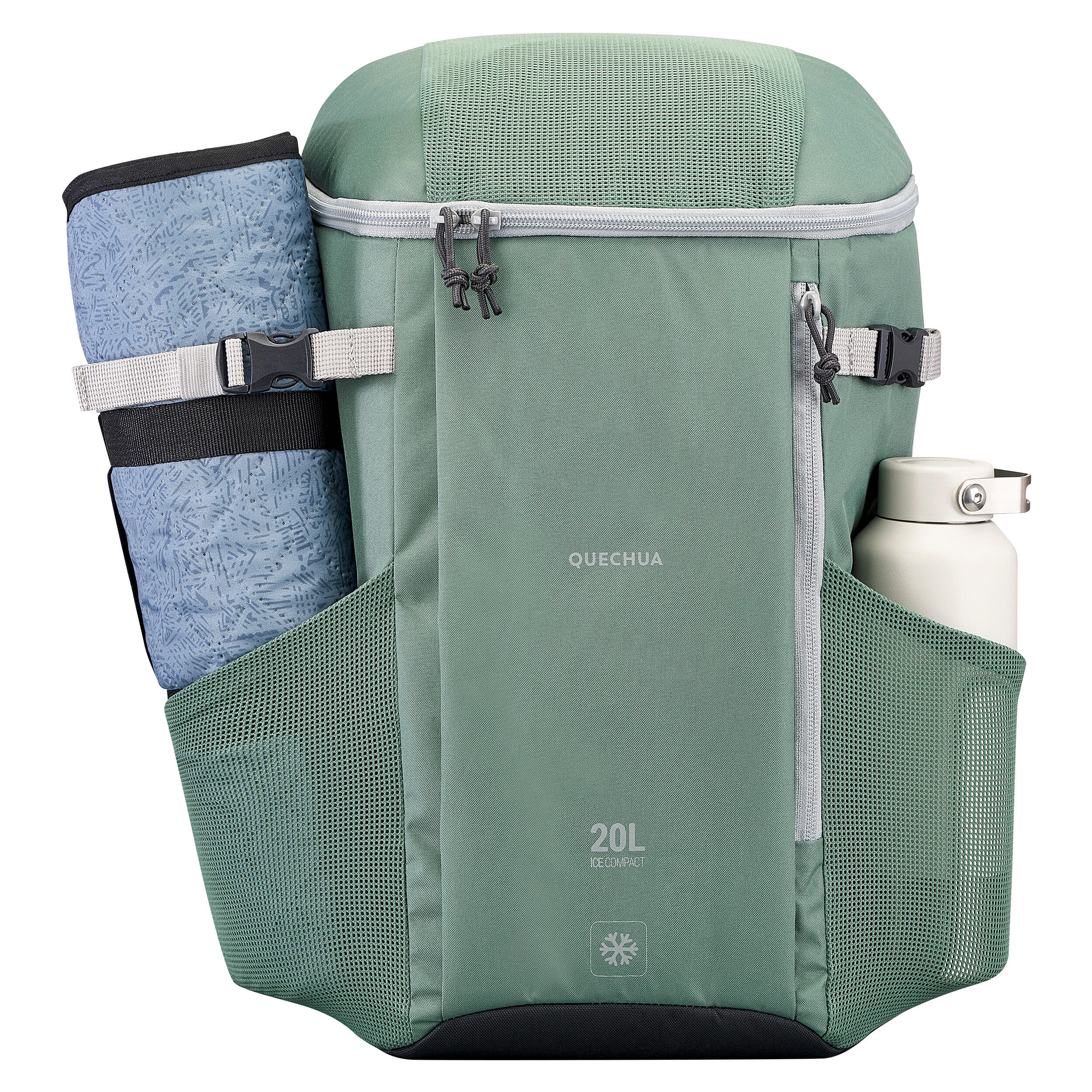 Sac à dos isotherme 20 L – NH 100 vert - Laurel vert - Quechua