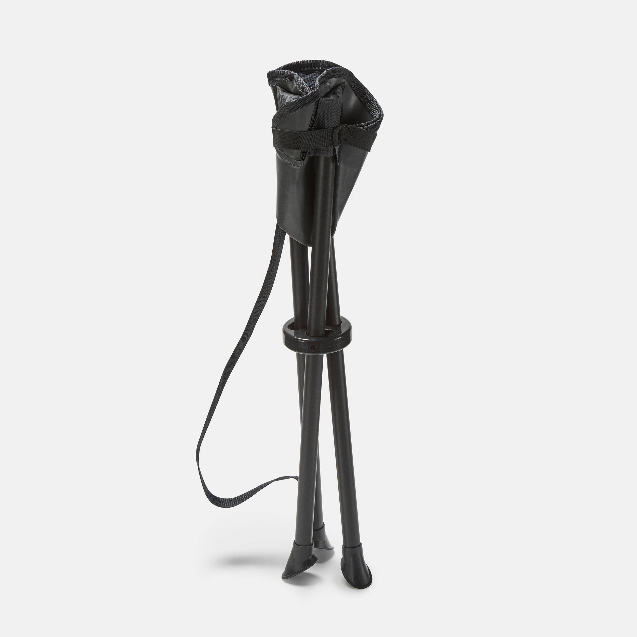 Camping Stool Tripod Foldable Supports up to 110 Kg - Grey -  5