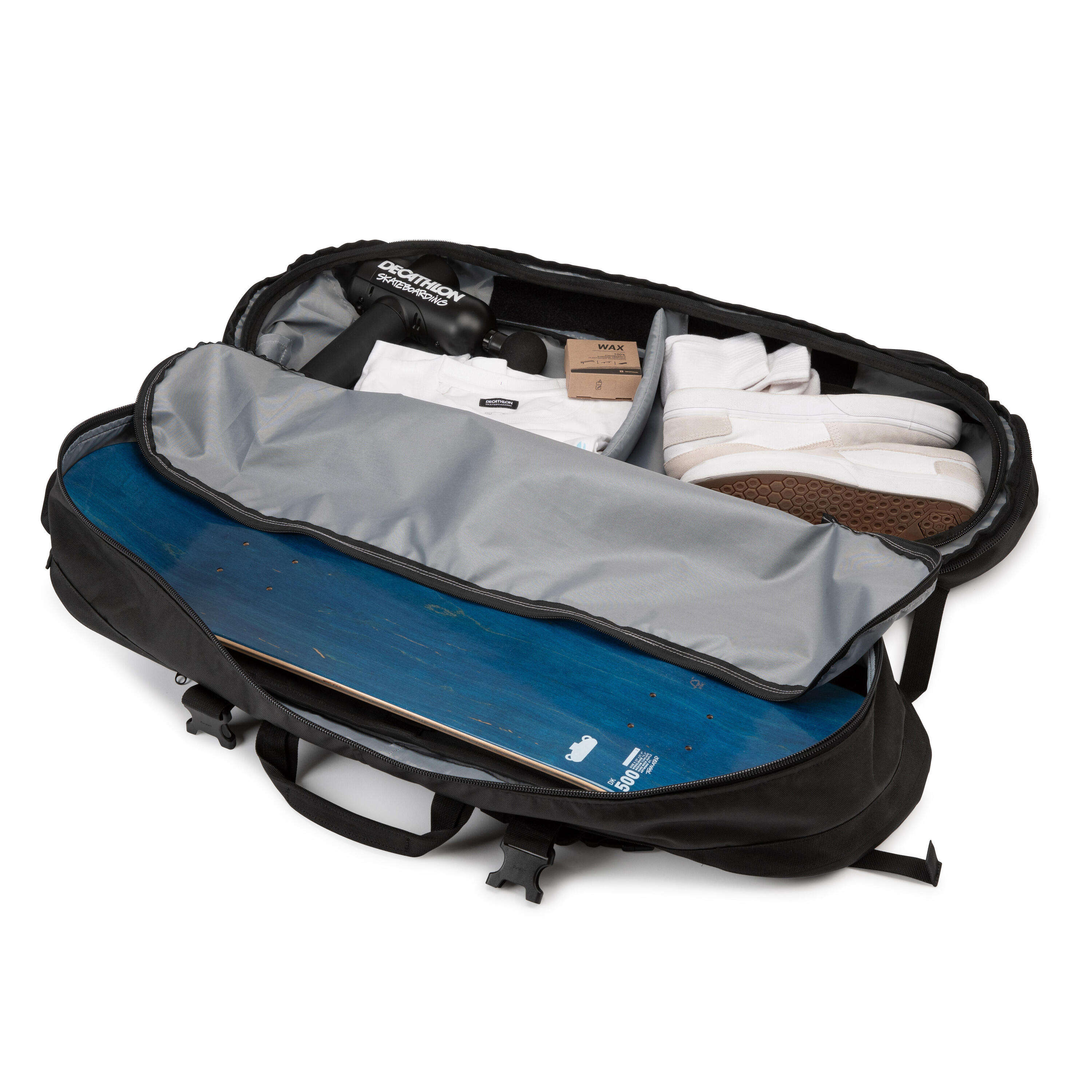 Boardbag Skateboardtasche - SC500 schwarz 4/11