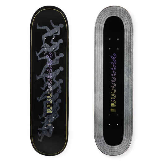 Skateboardová doska z kompozitu DK900 FGC veľkosť 8" čierna