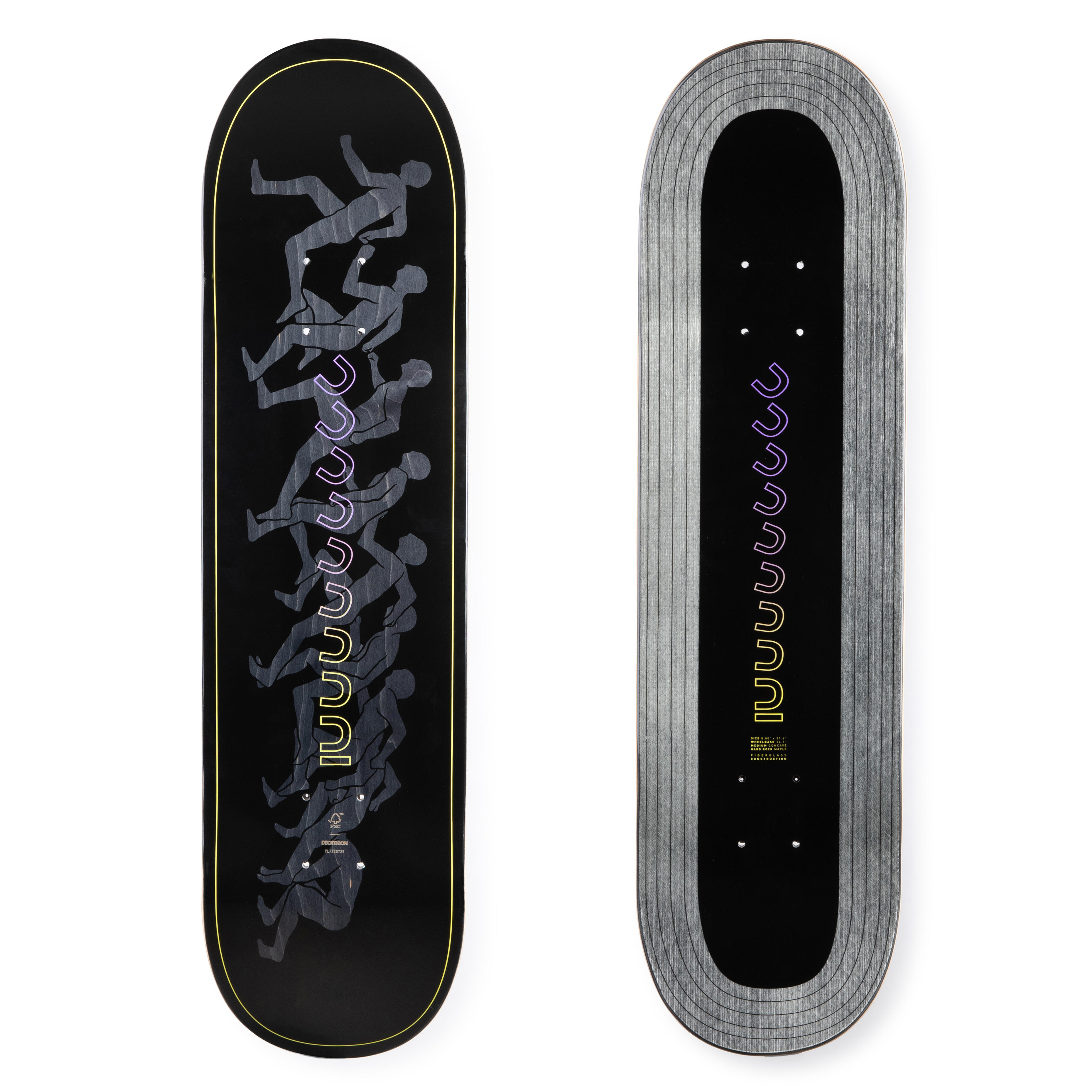 Placă skateboard DK900 FGC 8″ Negru