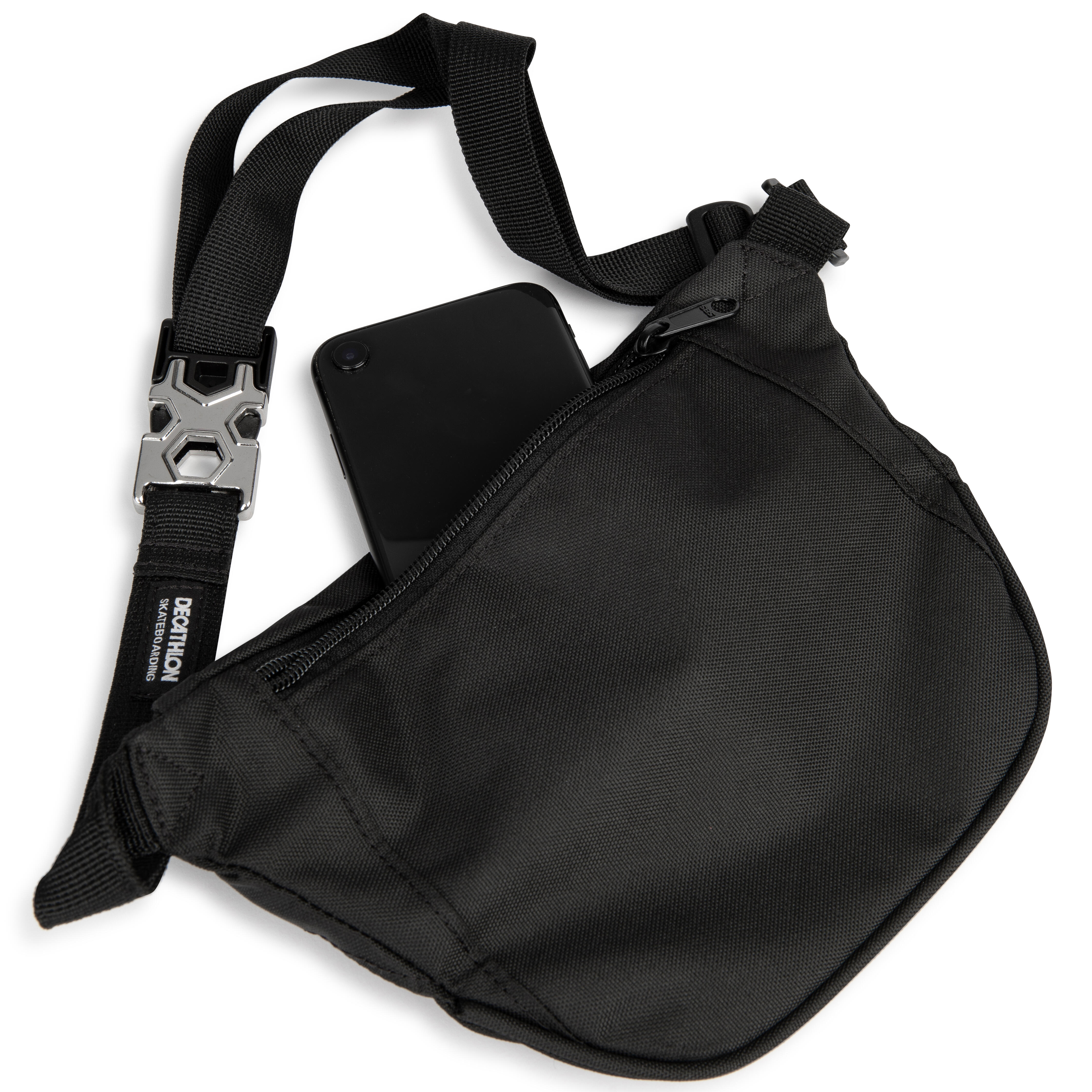 Sac banane de skate WB500 noir avec outil de skate int gr OXELO