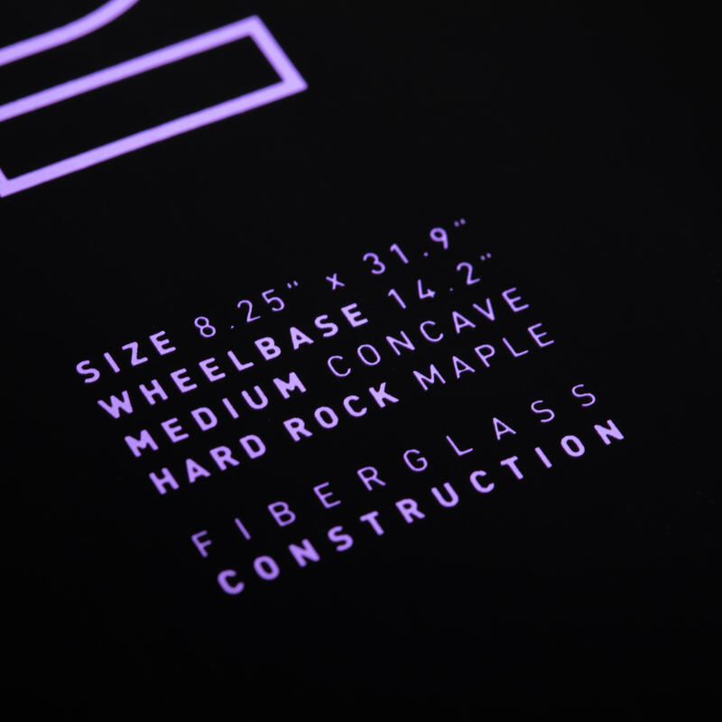 8.25" Composite Skateboard Deck DK900 FGC - Black