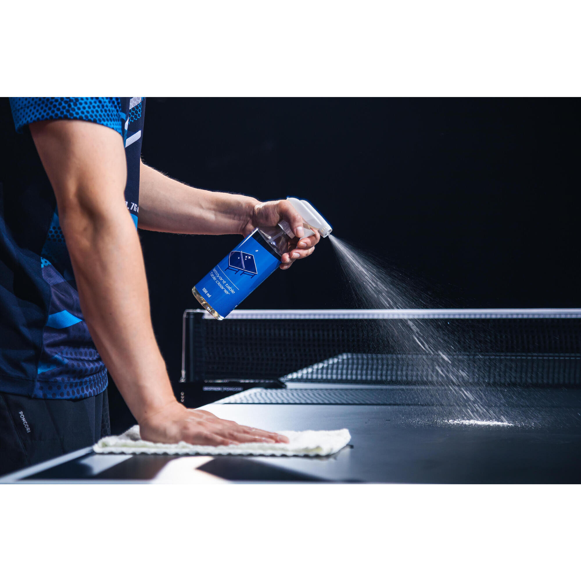 Kit De Nettoyage Pour Raquette De Ping-pong - Nettoyant, éponge Et Rehausseur D’adhérence - 7