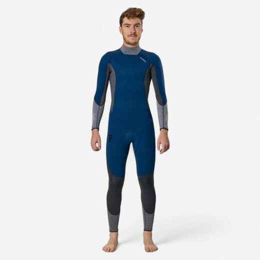 
      Men's diving wetsuit 3 mm neoprene SCD 900 blue and grey
  