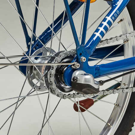 Kids' 20" 6-9 Years City Bike Hoprider 900 - Blue