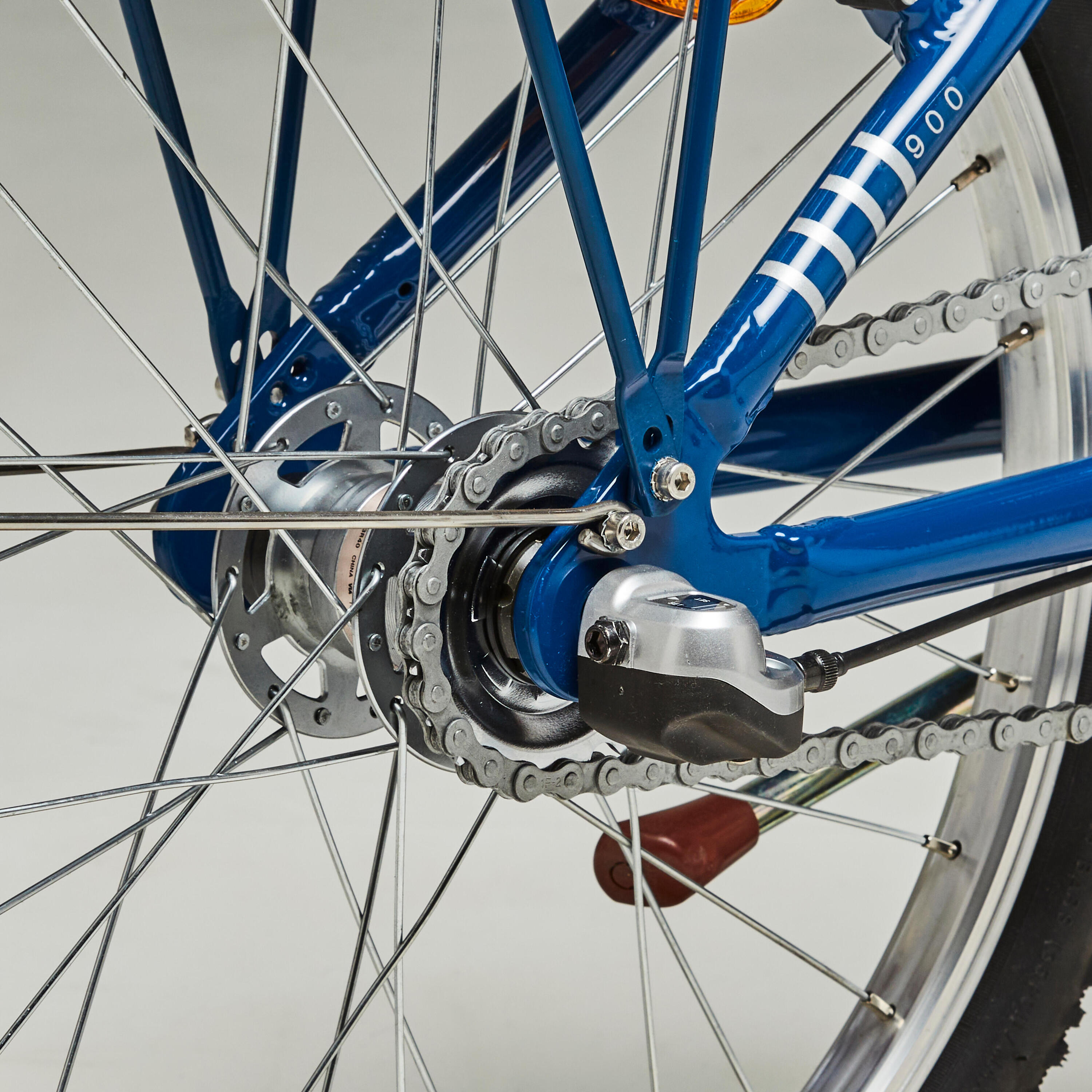 Velo ville enfant hoprider 900 20 pouces 6-9 ans bleu 10/17