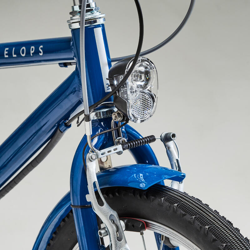 STADSFIETS VOOR KINDEREN HOPRIDER 900 20 INCH 6-9 JAAR BLAUW