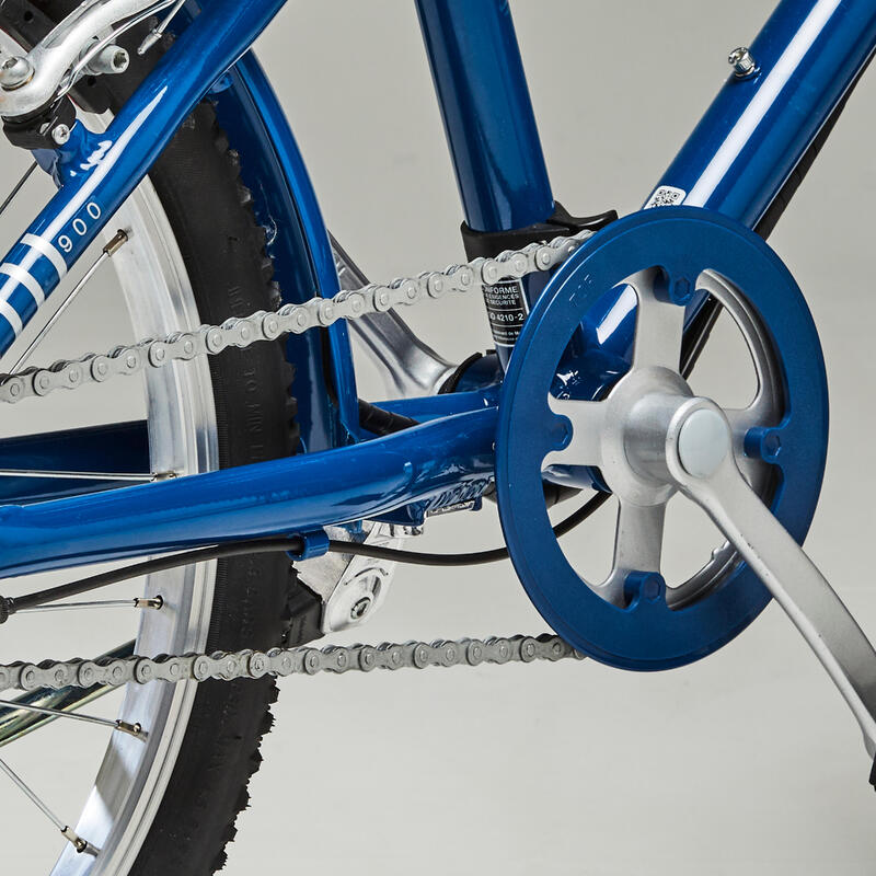 Kinderfahrrad City Bike 20 Zoll Hoprider 900 Move blau