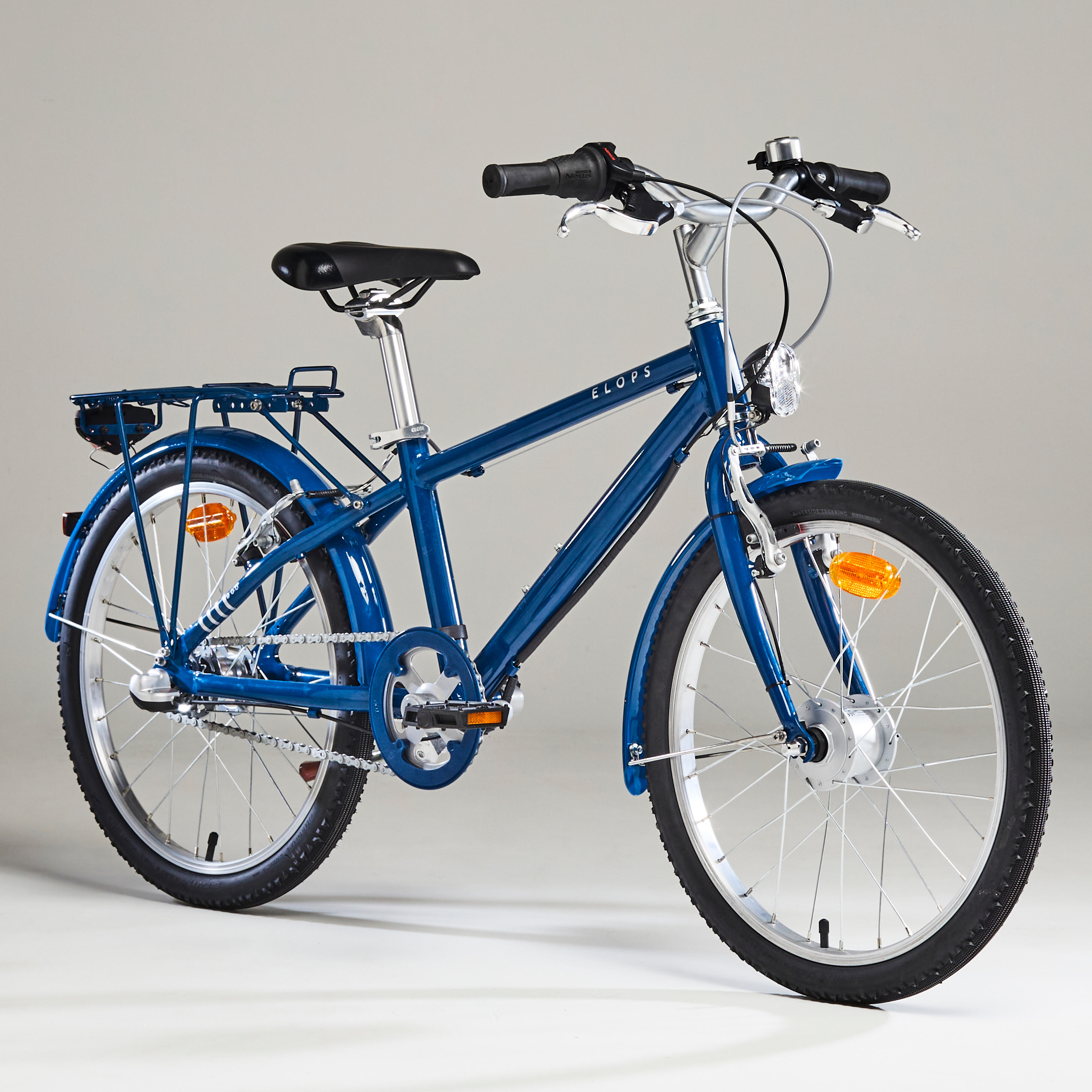 CHILDREN'S CITY BIKE HOPRIDER 900 20 INCHES 6-9 YEARS BLUE