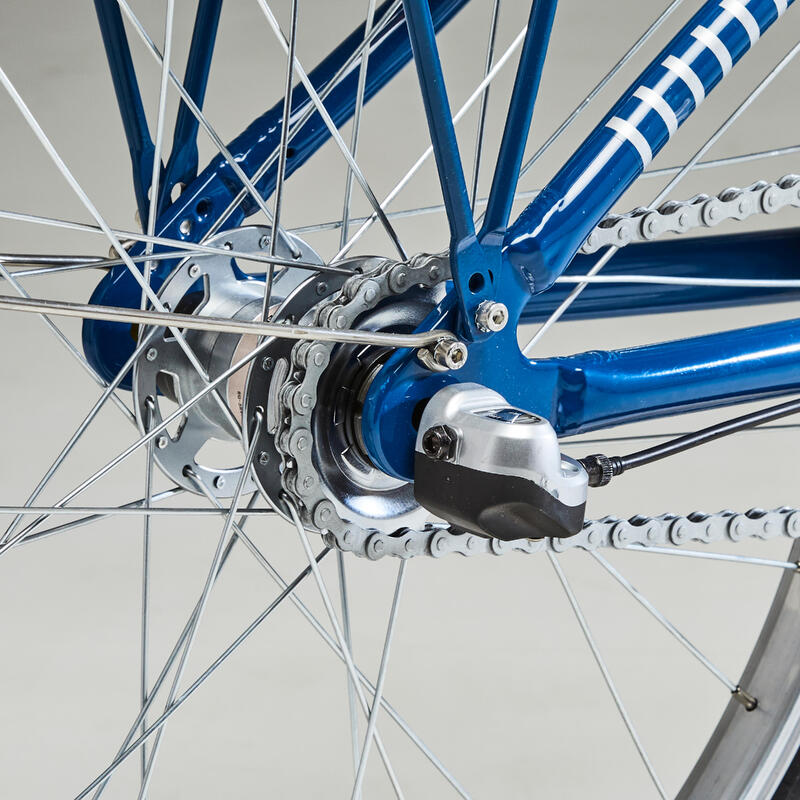 Bicicletă oraș MOVE 900 24" albastru copii 135-150 cm