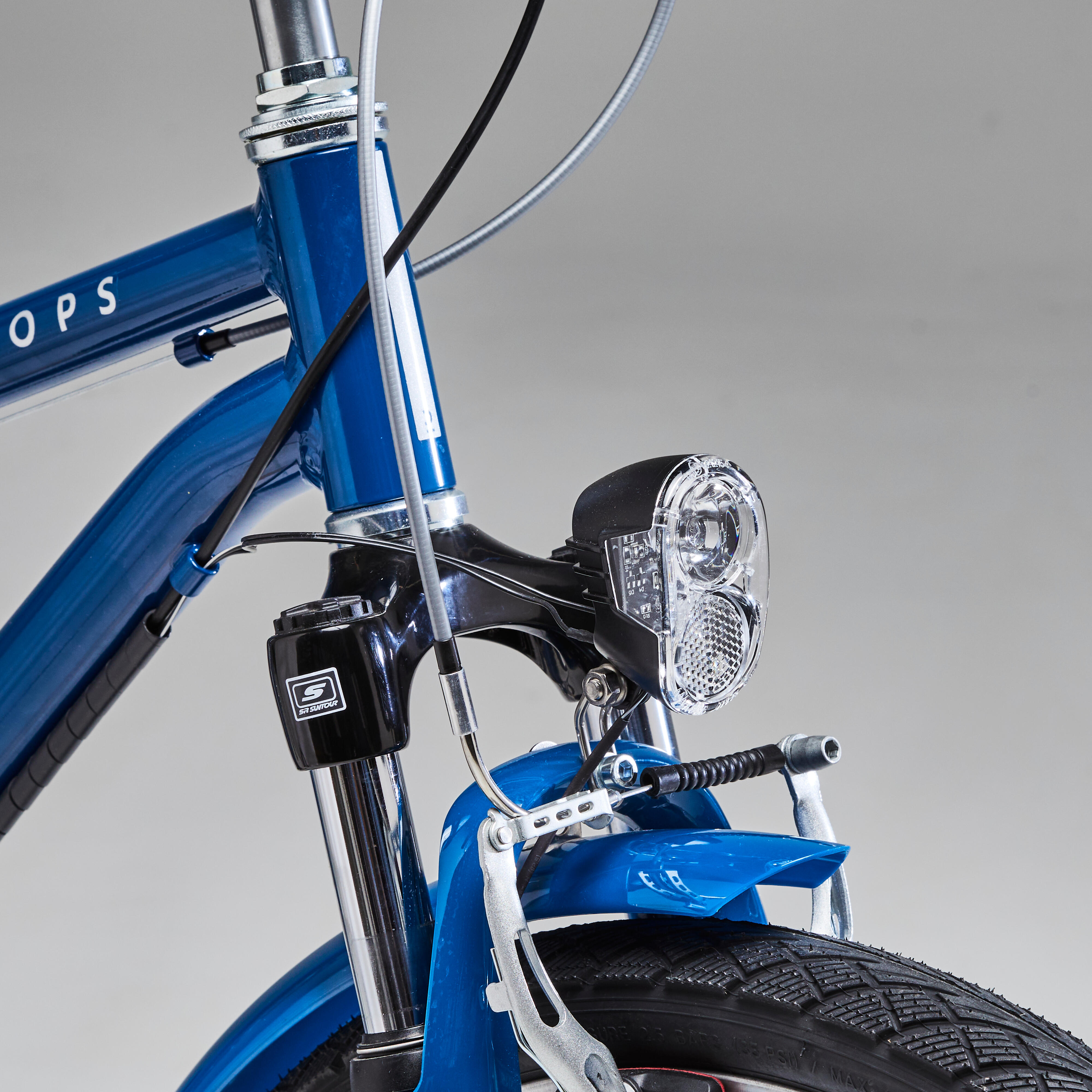 BTWIN Detský mestský bicykel Hoprider 900 9 – 12 rokov tmavomodrý 24" · záber 5