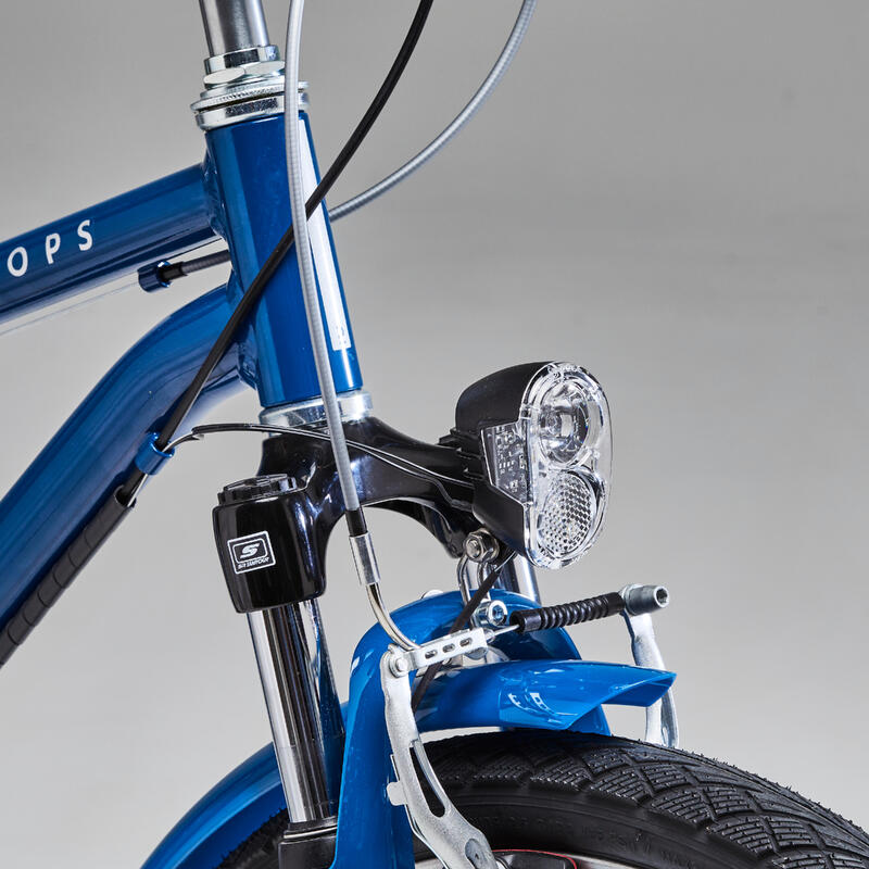 Bicicletă oraș MOVE 900 24" albastru copii 135-150 cm