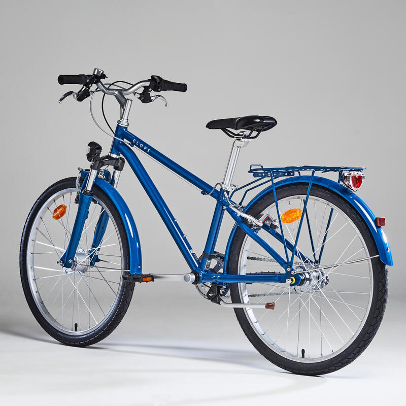 Bicicletă oraș MOVE 900 24" albastru copii 135-150 cm