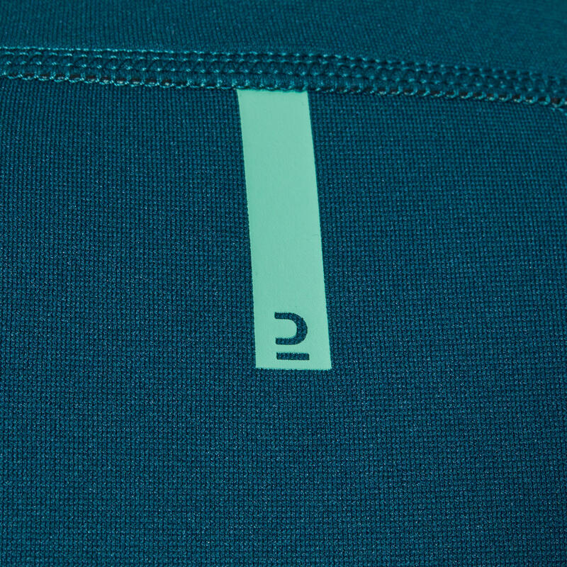 Uv-werend zwemshirt met korte mouwen voor heren neopreen 1,5 mm marineblauw