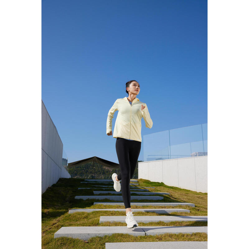 Women's running hooded jacket - Sun Protect