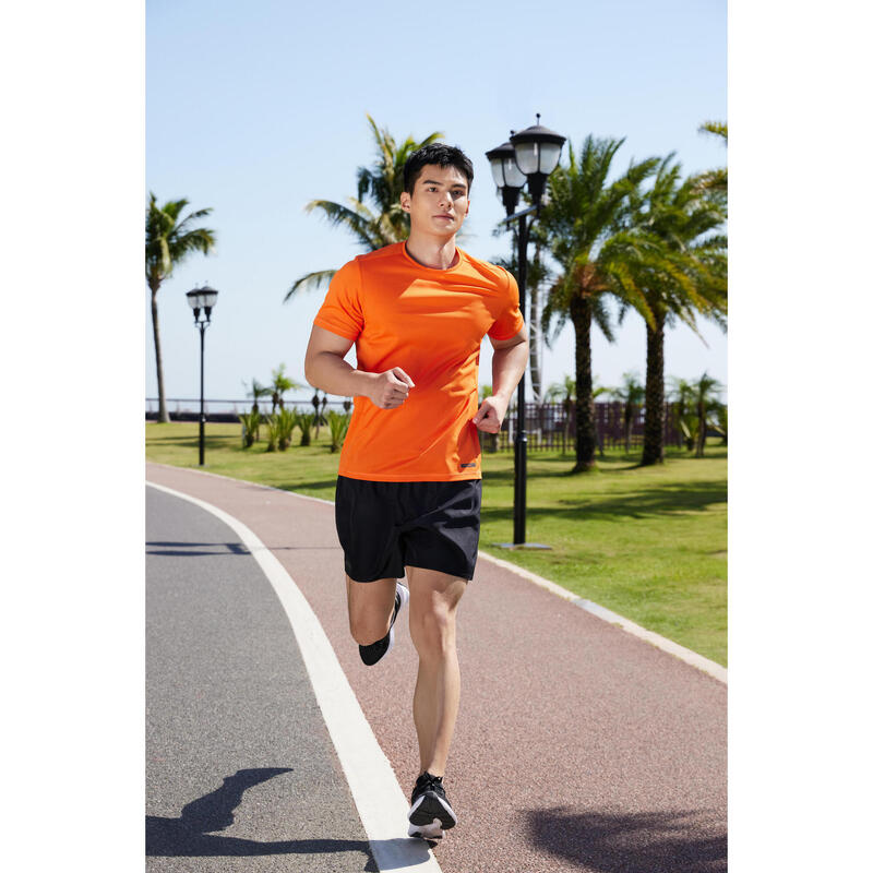 Dry Men's Running Breathable T-Shirt - Orange