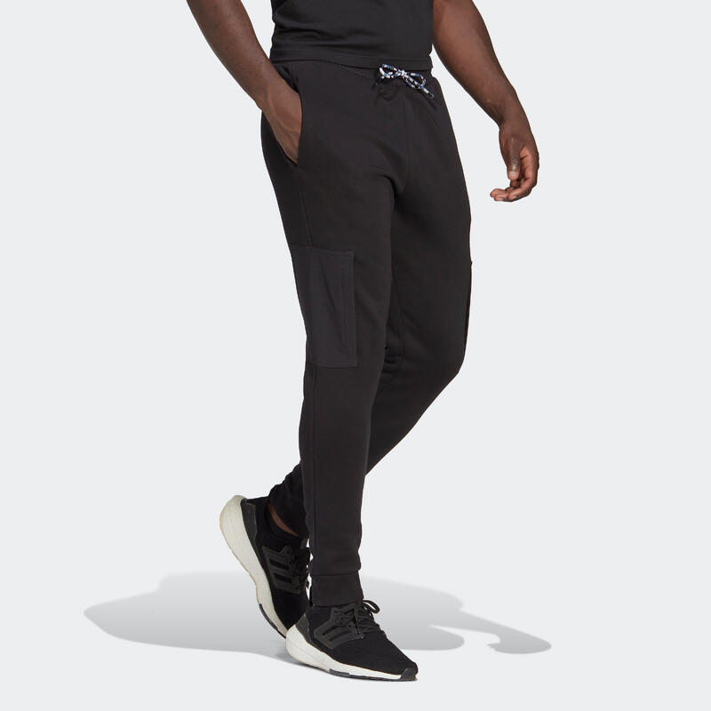 Pantalón Fitness Brand Adidas Hombre Negro | Decathlon