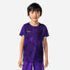 Kids' Short-Sleeved Football Shirt Viralto - Alpha Purple/Water Green