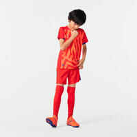 Kids' Football Shirt Viralto Axton - Red/Orange/Blue