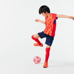 Kids' Football Shirt Viralto Axton - Red/Orange/Blue