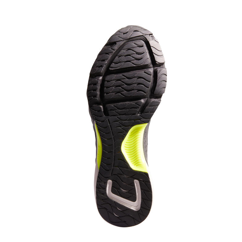 Scarpe running uomo KS 500 nero-giallo