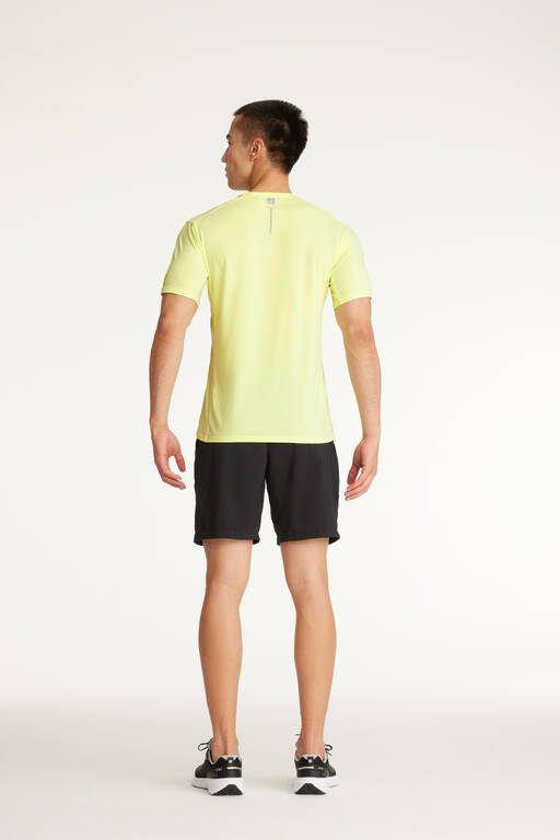 Dry+ Men's Running Breathable T-shirt - neon yellow