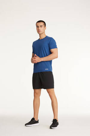 Men's Running Breathable Run Dry T-Shirt - Blue - Decathlon