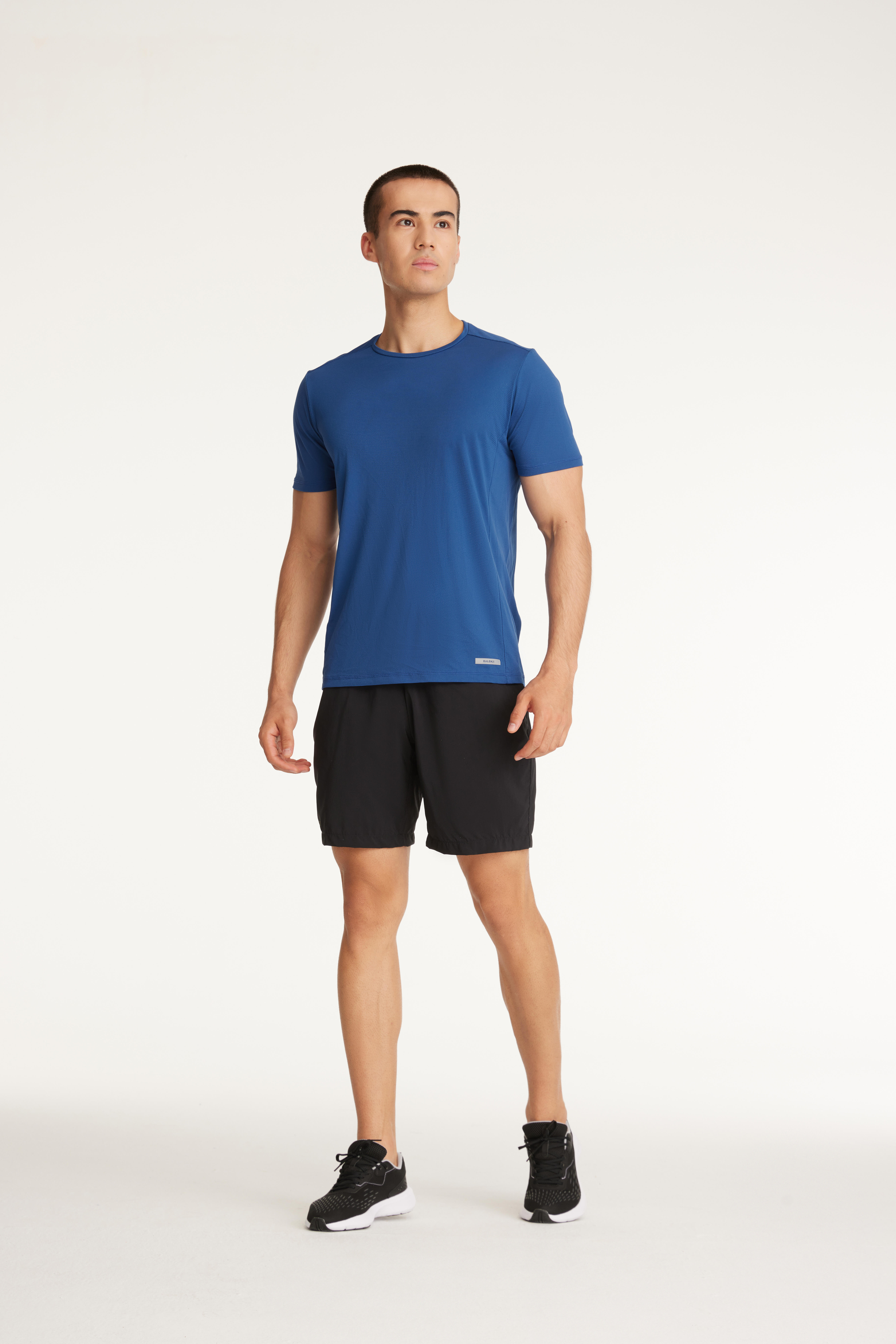 Men's Quick Dry Running T-Shirt - Deep Blue