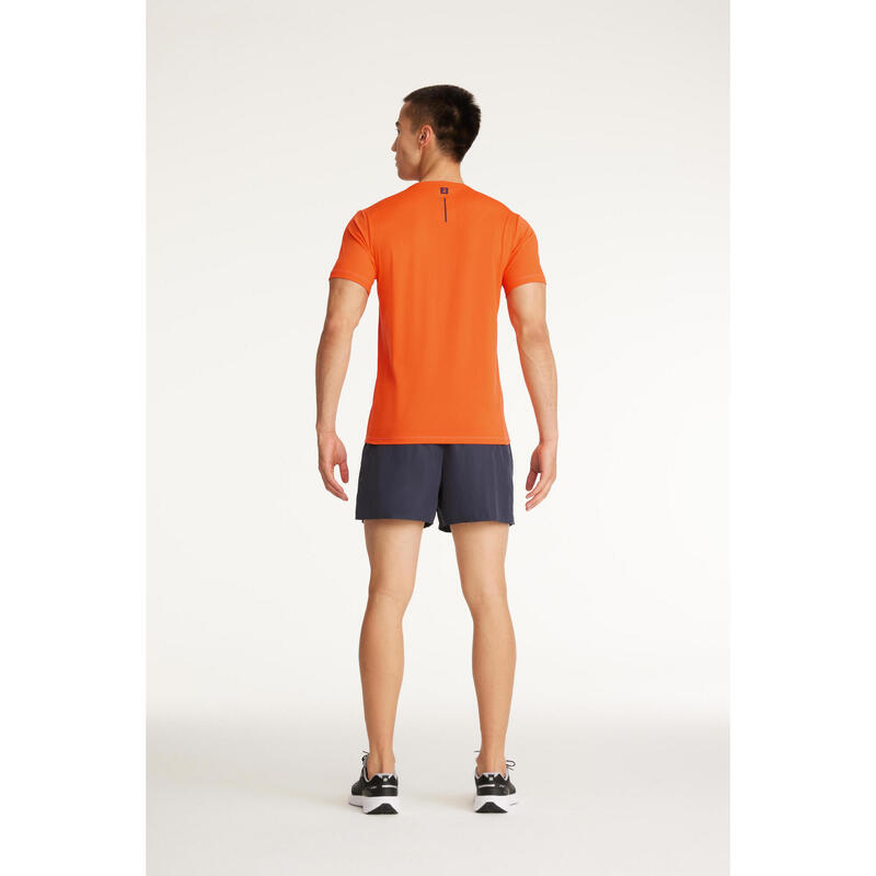 男款跑步透氣 T 恤 Dry－橘色