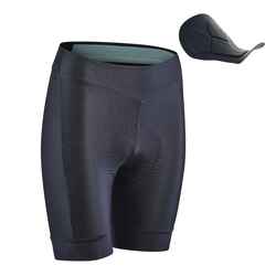 Women's Mountain Biking Undershorts Explore 700 - Black