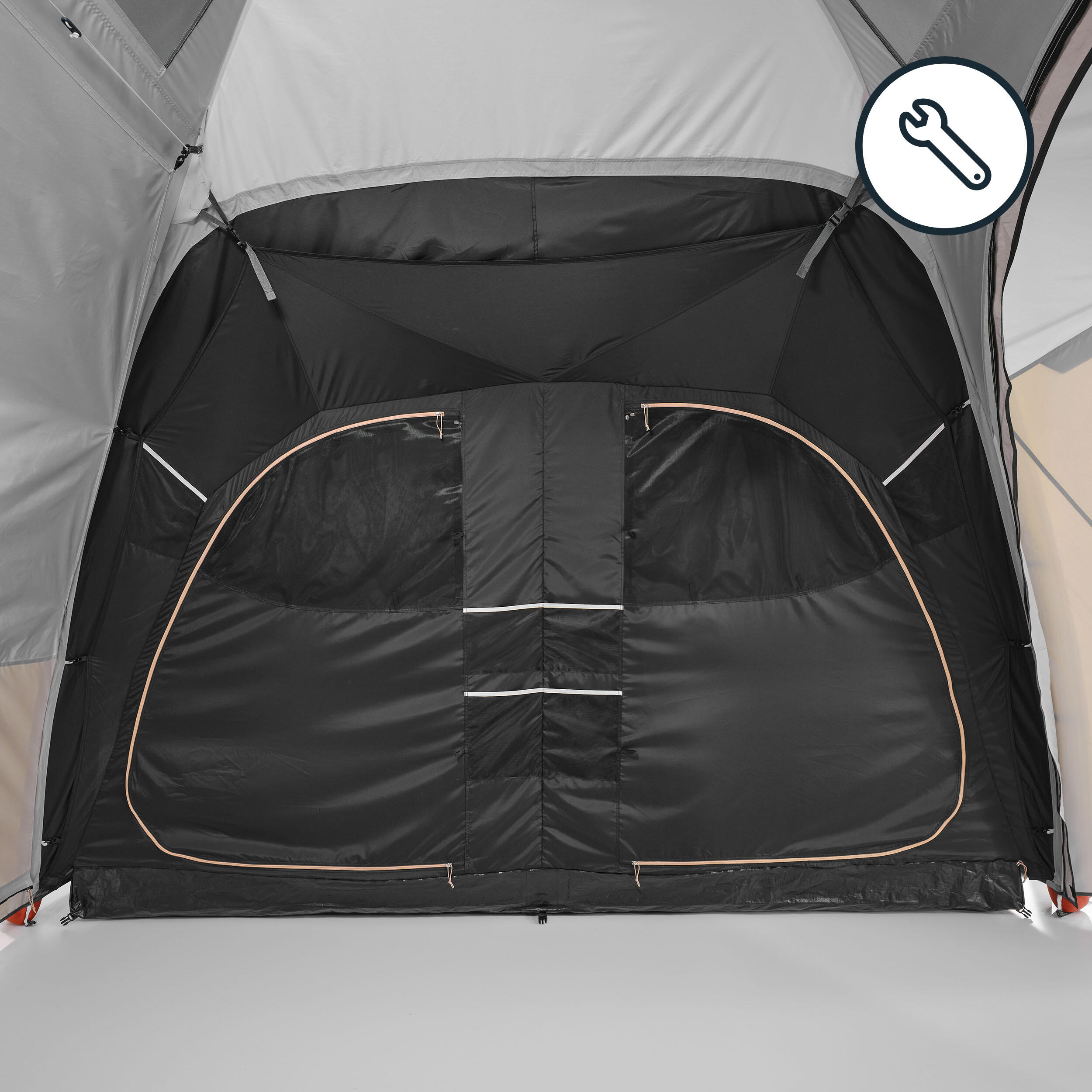 QUECHUA Chambre - Pi&#xE8;ce D&#xE9;tach&#xE9;e Pour La Tente Air Seconds 8.4 Fresh &amp; Black