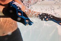 Crno-plave neoprenske rukavice za fitnes u vodi