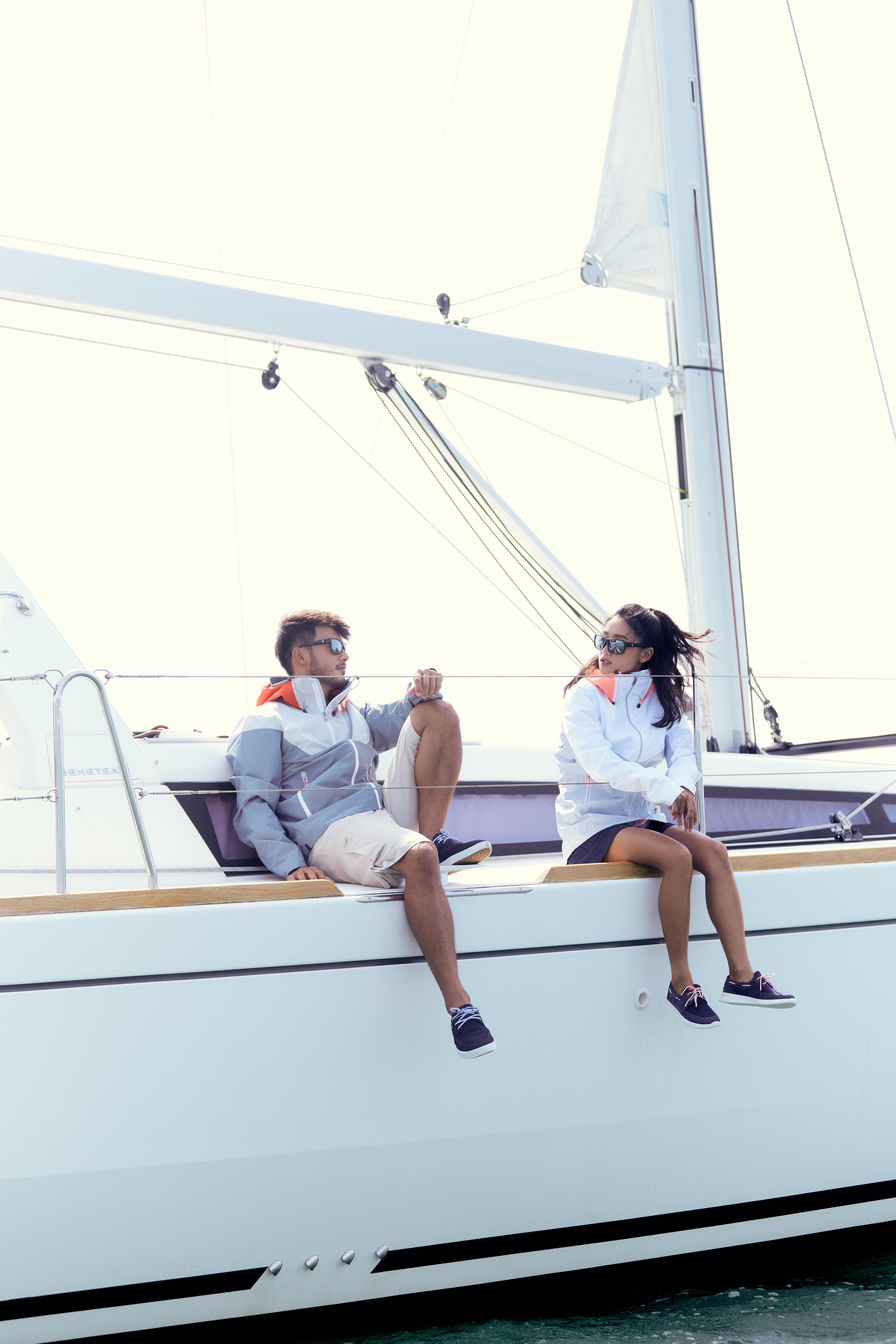 Scarpe barca donna SAILING 100 blu 7/7