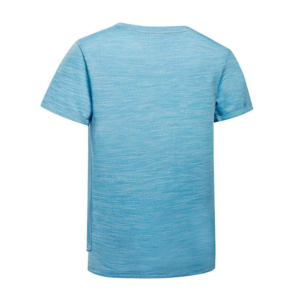 T-shirt enfant synthétique respirant - 500 blue