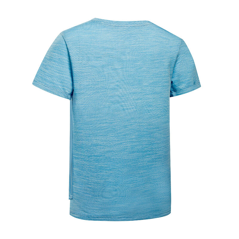 Kids' Synthetic Breathable T-Shirt 500 - Blue