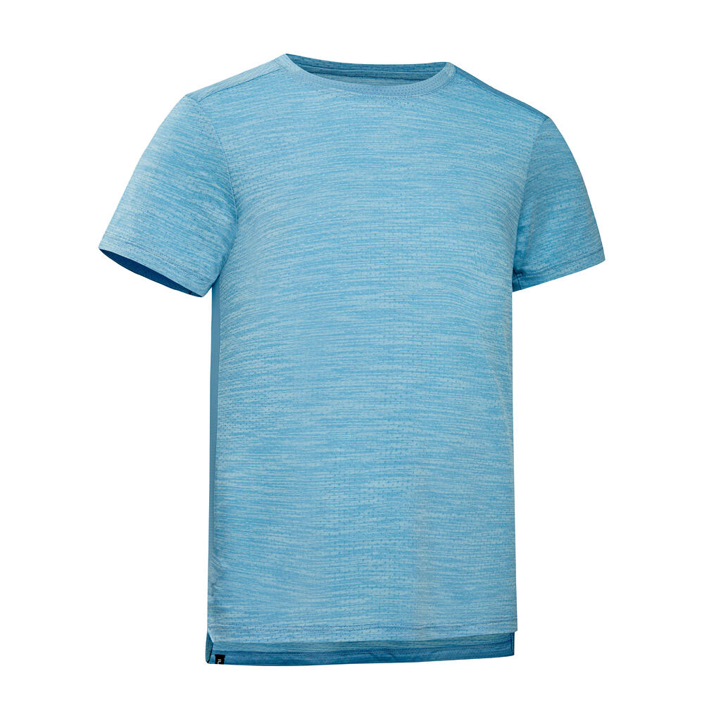 T-shirt enfant synthétique respirant - 500 blue
