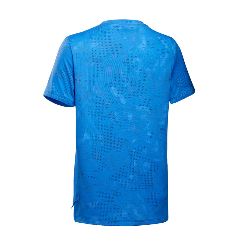 Kids' Breathable Synthetic T-Shirt 500 - Blue